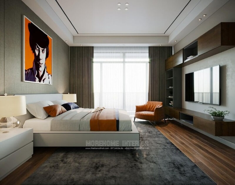 Thiết kế nội thất phòng ngủ thông minh, đẹp, sang trọng Thiết kế nội thất phòng ngủ biệt thự