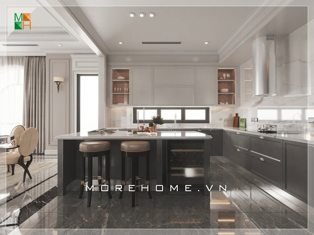 Thiết kế mẫu phòng bếp hiện đại, sang trọng cho chung cư cao cấp, biệt thự, nhà phố. Thiết kế phòng bếp, tủ bếp đẹp