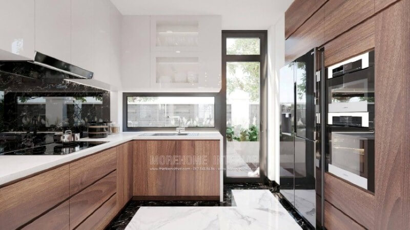 Là một người phụ nữ trong gia đình việc có một phòng bếp hoàn hảo vừa đáp ứng mọi chức năng vừa đem lại cần thiết cũng như phát triển mạnh mẽ đồ nội thất, tính thẩm mỹ ngày càng khắt khe, bạn có thể nhanh chóng có được mẫu bố trí nội thất phòng bếp tuyệt đẹp cho mình như trong ý tưởng thiết kế nội thất phòng bếp tại biệt thự Vinhomes Hải Phòng. Thiết kế phòng bếp, tủ bếp đẹp