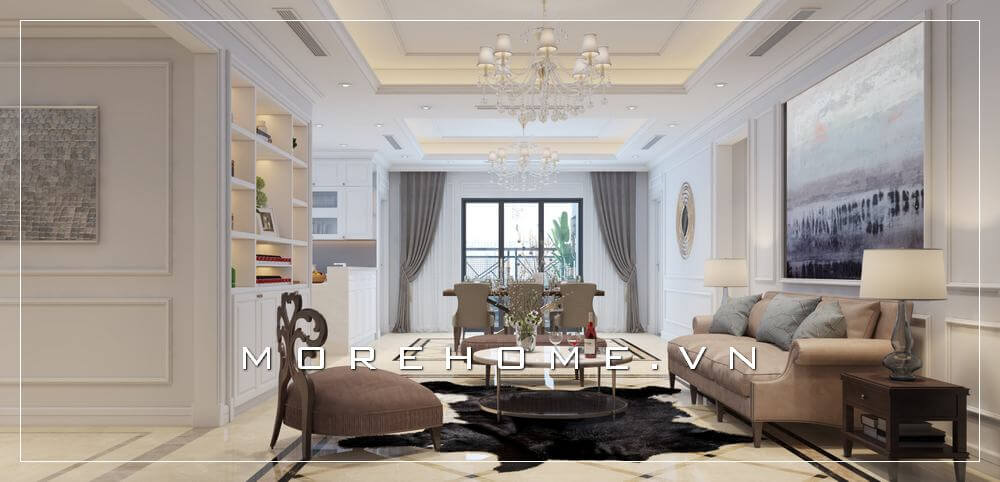 Sofa chung cư tân cổ điển Sofa chung cư tân cổ điển