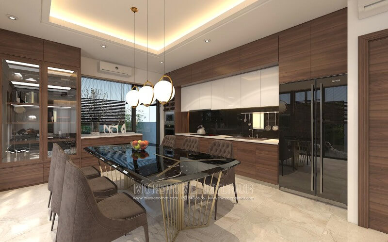 Tủ bếp đẹp với chất liệu gỗ công nghiệp được coi là lựa chọn hàng đầu trong thiết kế đồ nội thất gia đình bởi nó mang lại vẻ đẹp mộc mạc, ấm áp, hiện đại và giá thành hợp lí Tủ bếp đẹp, sang trọng và đẳng cấp