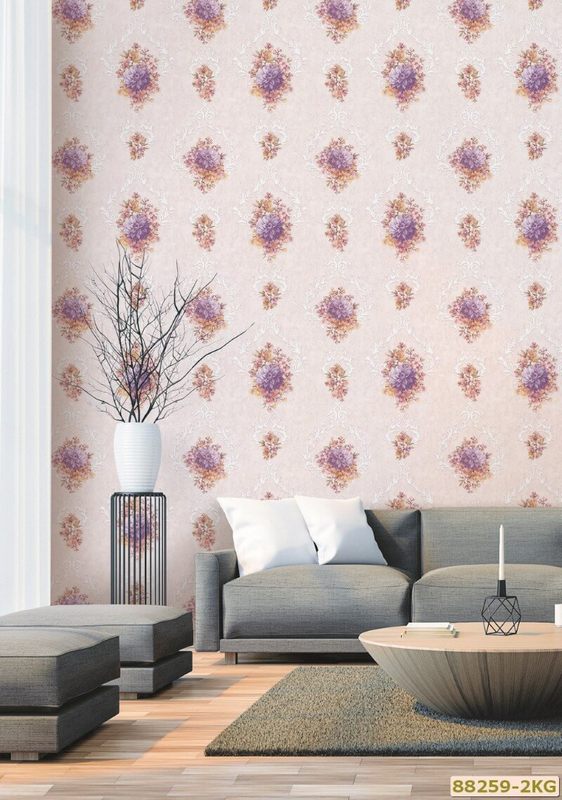 Giấy dán tường 88259-2 mang đến sự ngọt ngào và đầy thơ mộng cho không gian phòng khách