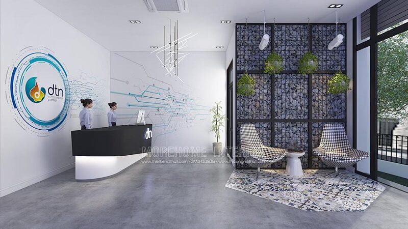 Thiết kế quầy lễ tân văn phòng sang trọng là một trong những yếu tố quyết định đến thành công và bộ mặt của công ty