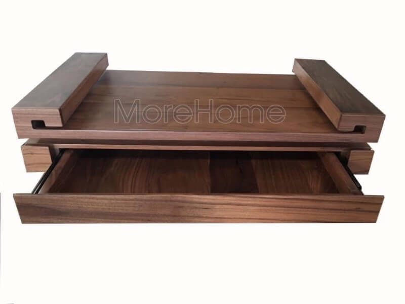 Morehome - chuyên sản xuất và thi công lắp đặt các mẫu bàn thờ gỗ óc chó sang trọng cho các căn hộ chung cư